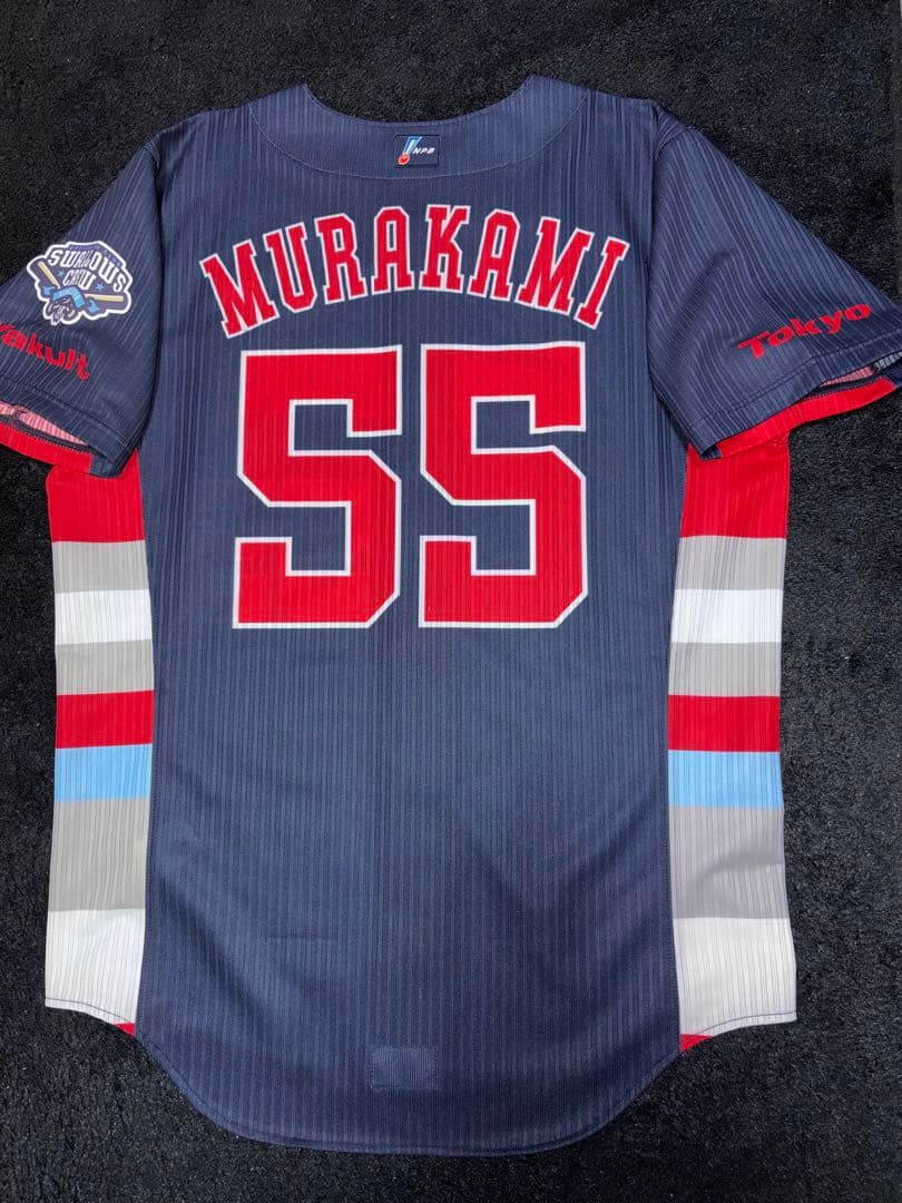 東京ヤクルトスワローズ 村上宗隆 プロコレ ユニフォーム CREW2021 M