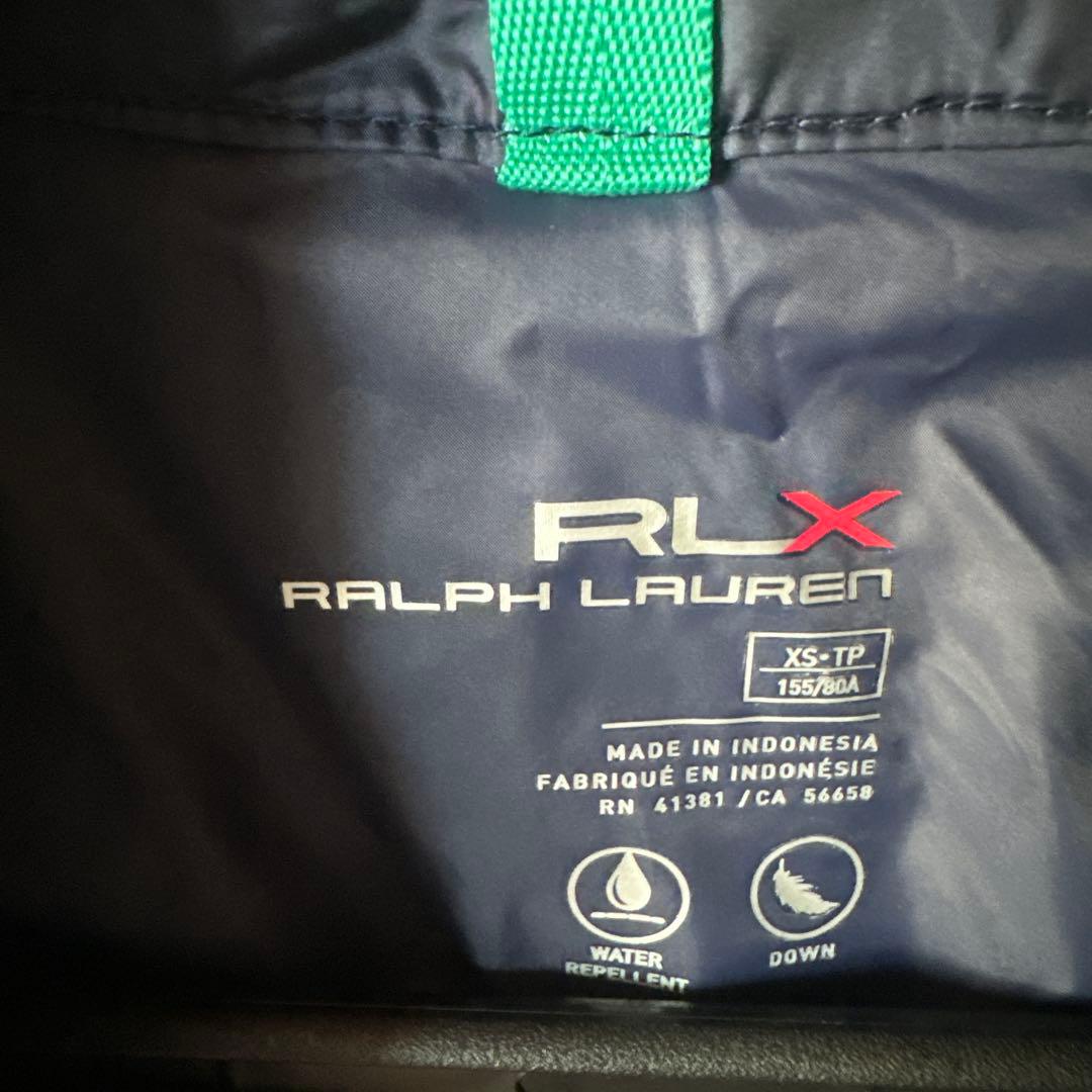 ラルフローレンRLXダウンウェア紺色