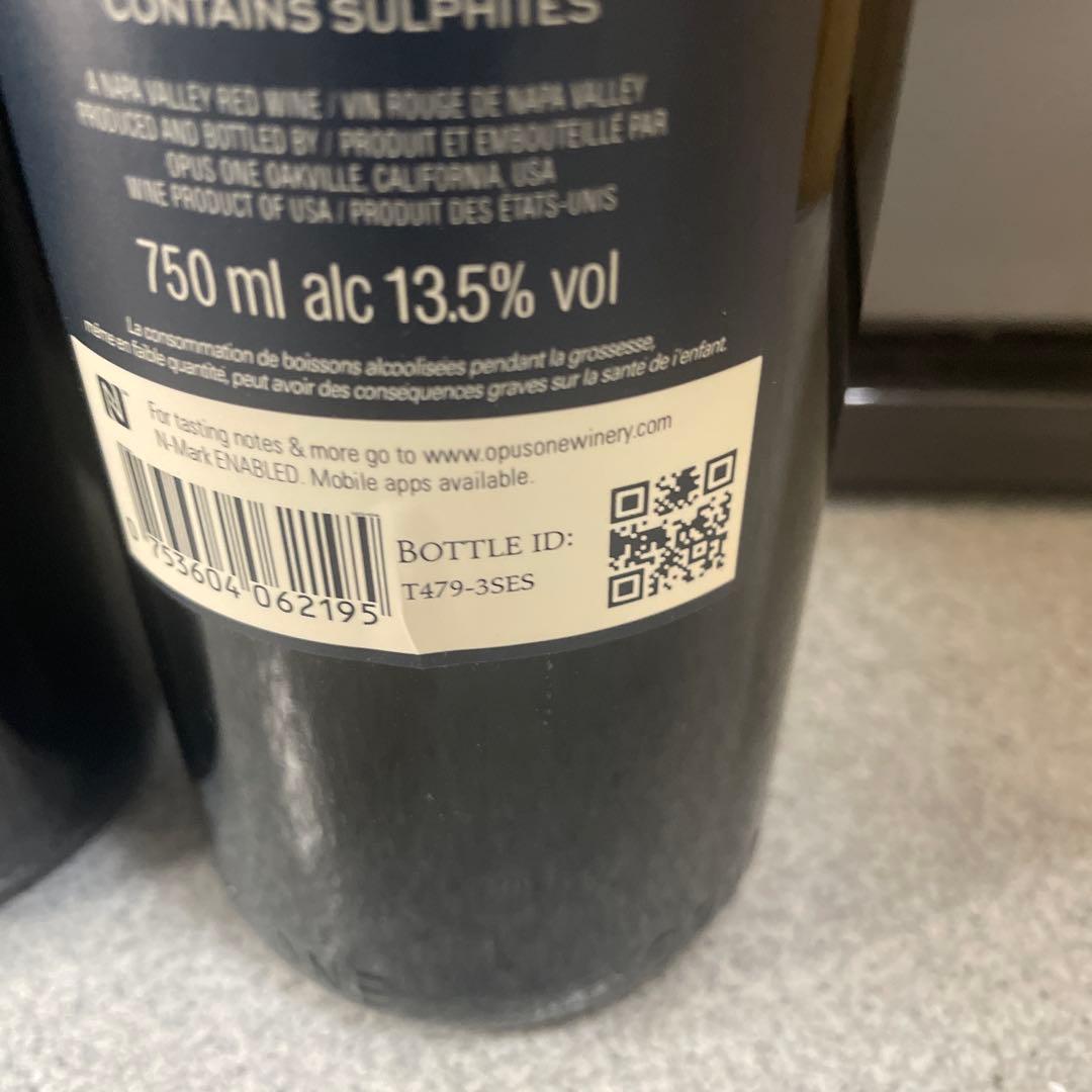 2本 オーパス・ワン 750ml Opus One 2019 （19)