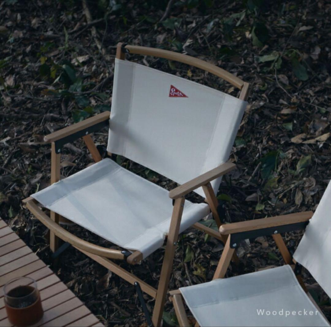 【新品未使用】Spatzスパッツ ウッドペッカー 2脚セット アイボリーホワイト