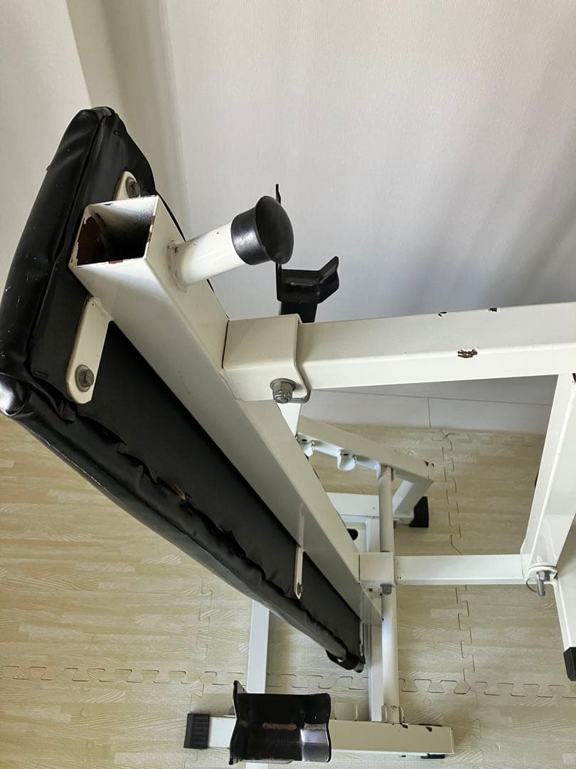 トレーニングベンチ 折りたたみ式 高さ調整可能