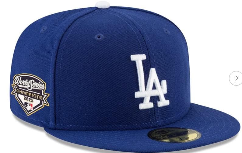 ドジャース★２０２５世界一記念★MLB チャンピオンロゴキャップ 59FIFTY