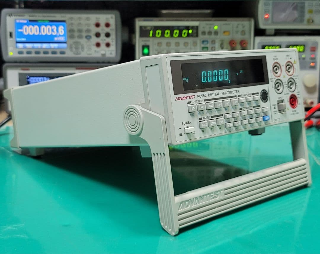 美品 ADVANTEST R6552 5.5桁 マルチメーター 動作良好