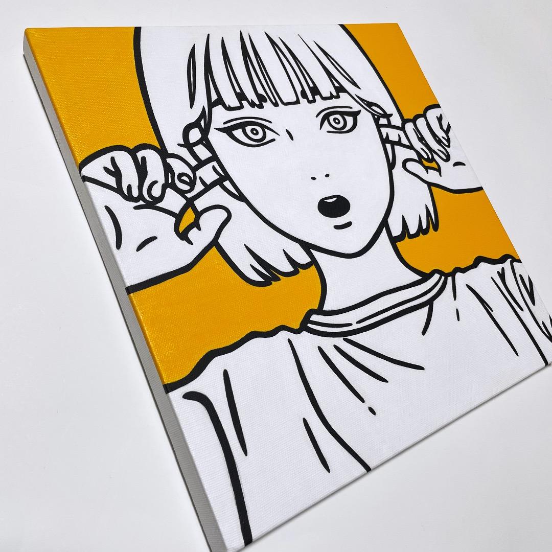 【原画】手描き/現代アート/キャンバス/一点物/絵画/インテリア/アート