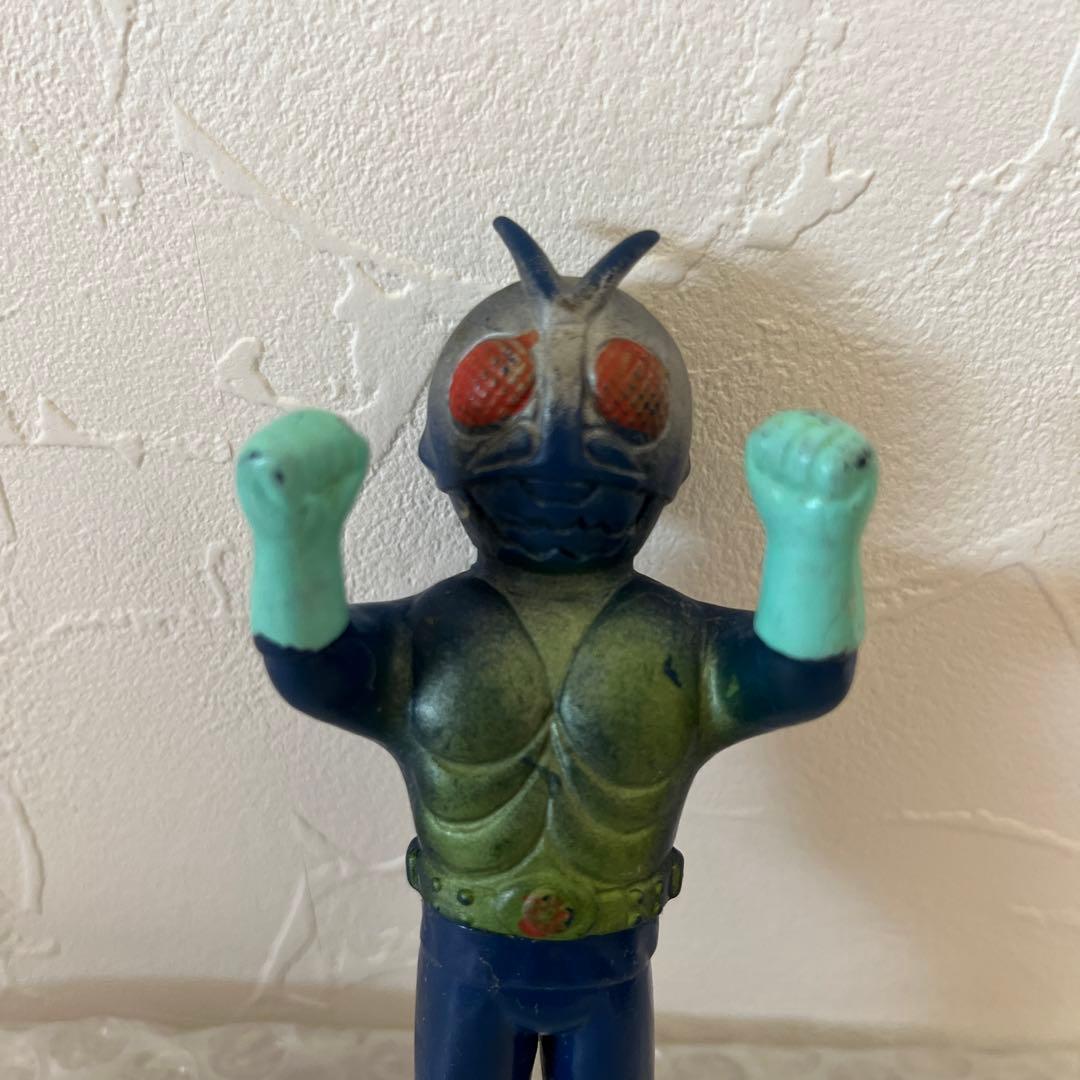 ⚠️激レア・当時物　仮面ライダー　ミニソフビ　ポピー製　昭和レトロ　旧バンダイ