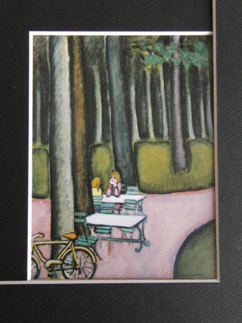 カシニョール（Cassigneul）、サン・クルー公園、希少な画集より