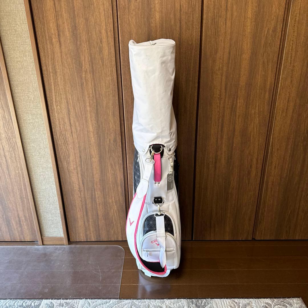 Callaway キャディバッグ ホワイト/ブラック/ピンク