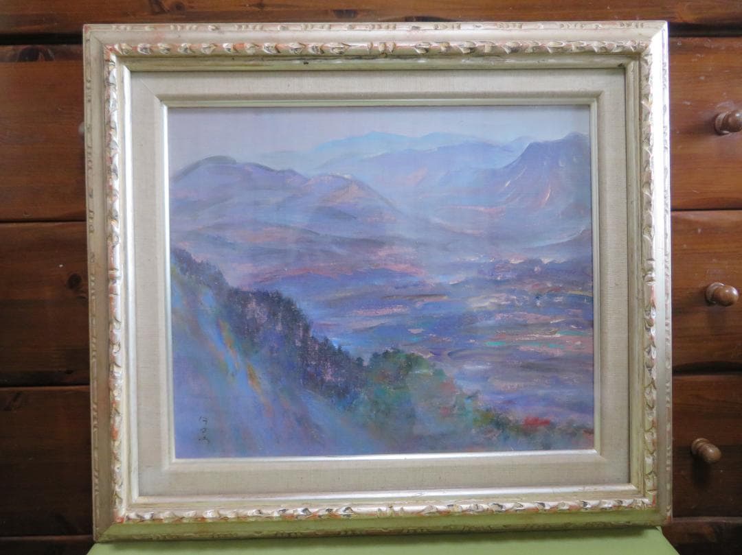 ◆金子太郎　「丹沢」　油彩　F8号　新制作協会会友　新作家賞　幻の画家　水上勉◆