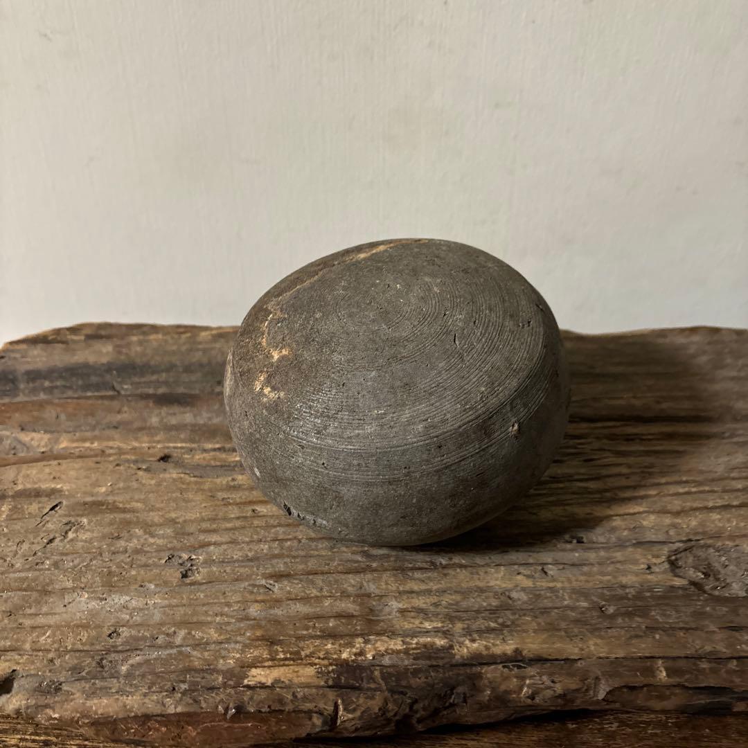 須恵器 平瓶 古美術 残欠骨董　古道具 アンティーク 酒器 花器　土器　検:李朝