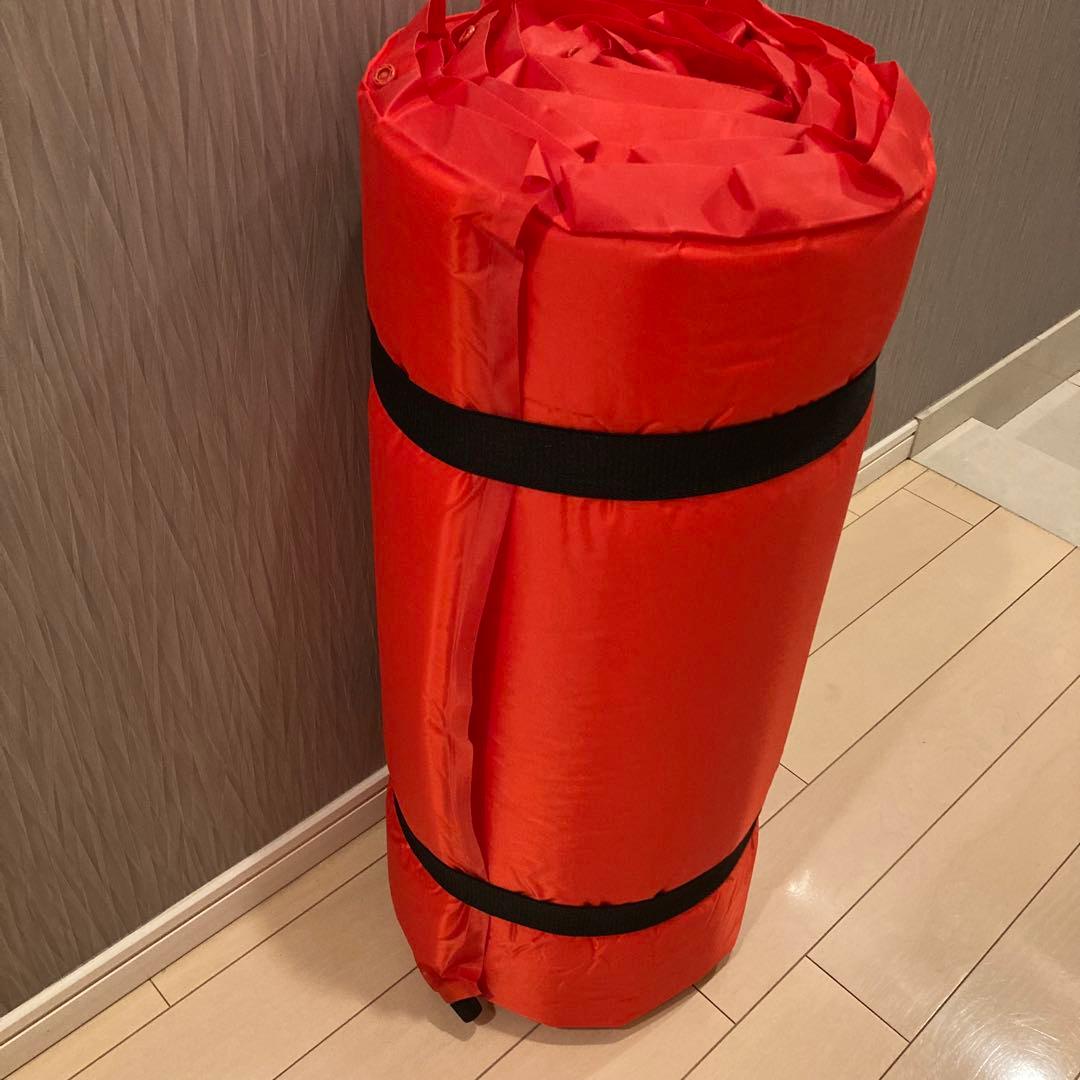 未使用　直営店限定　コールマン　インフレーターマットダブル 赤