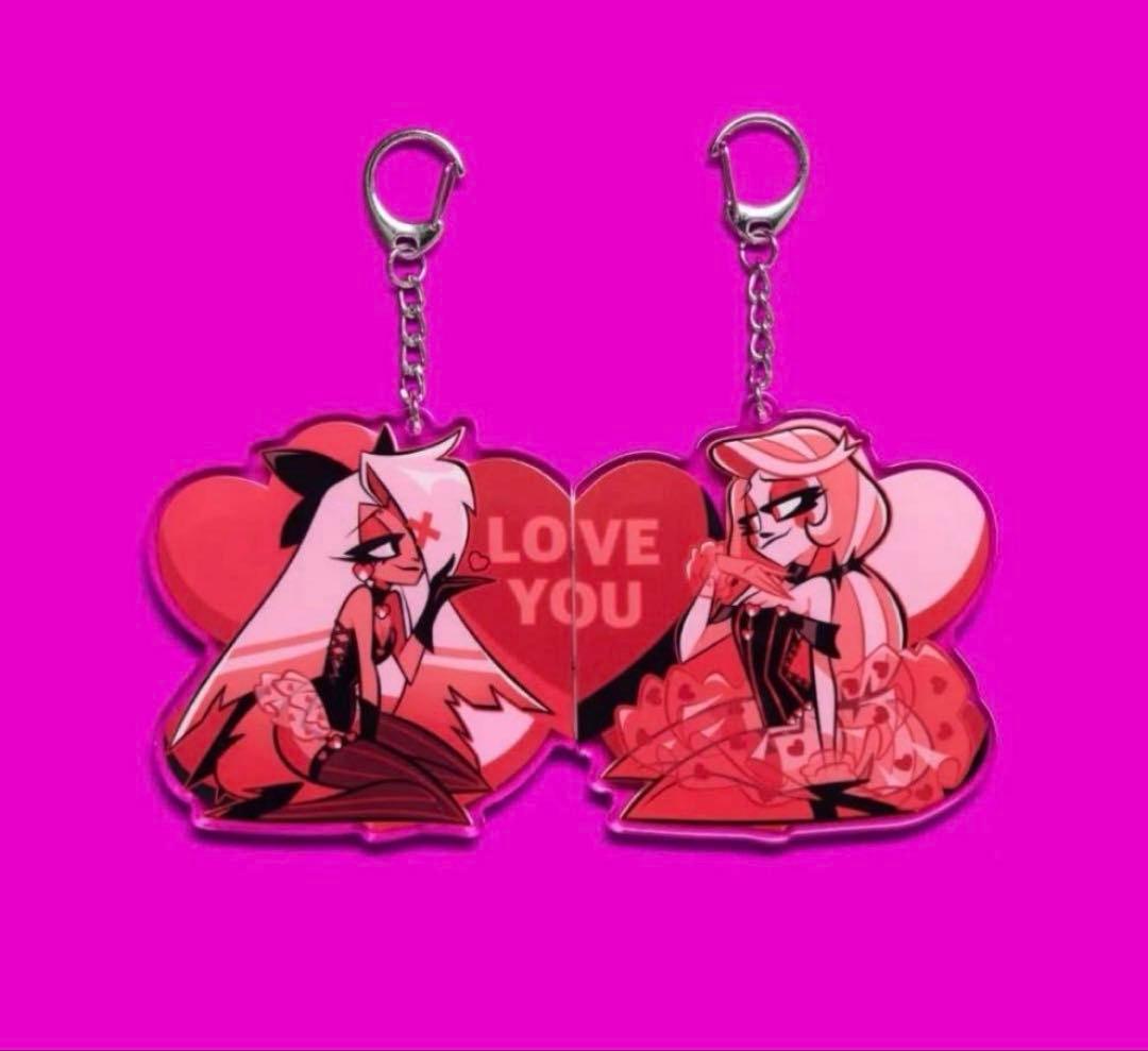 ハズビンホテル　アクリルキーホルダー　チャーリー　ヴァギー　バレンタイン