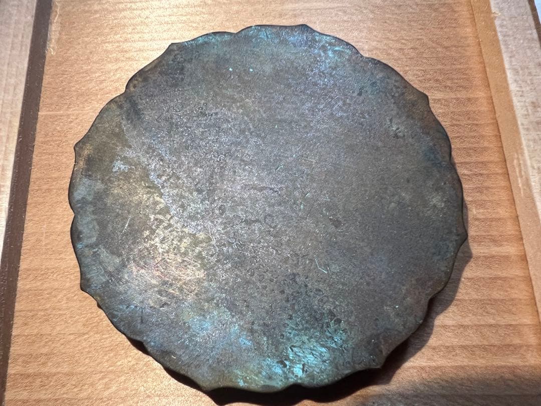 ★大珍品　別子銅山開抗二〇〇周年記念 銅鏡骨董品 古玩 長71.4mm重165g