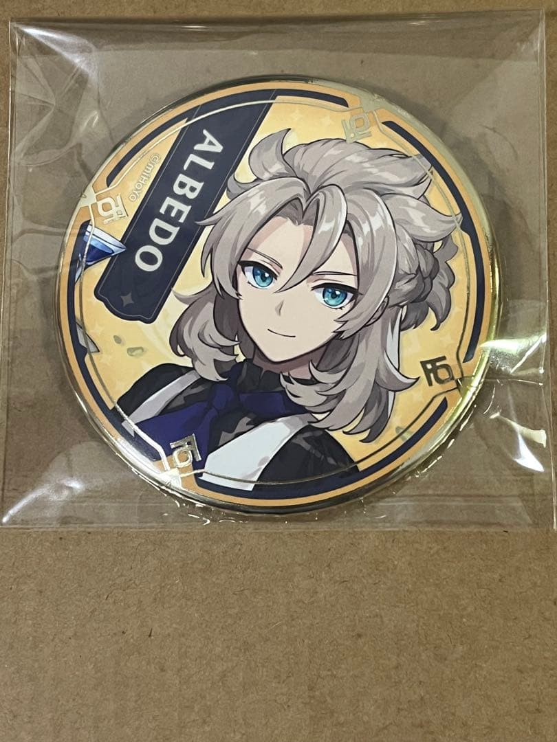 原神　スイパラコラボ【アルベド】アクスタ&コースター&缶バッジ等6種セット