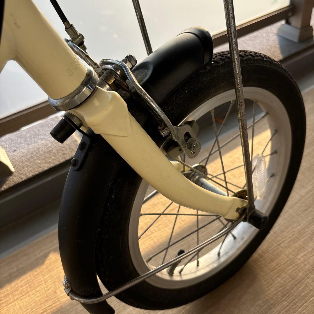 無印良品　キッズ自転車　16インチ　アイボリー