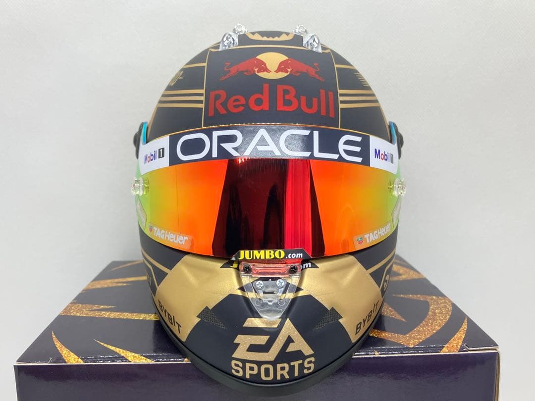 ★1/2 ヘルメット★M.フェルスタッペン★2023 F1ワールドチャンピオン★