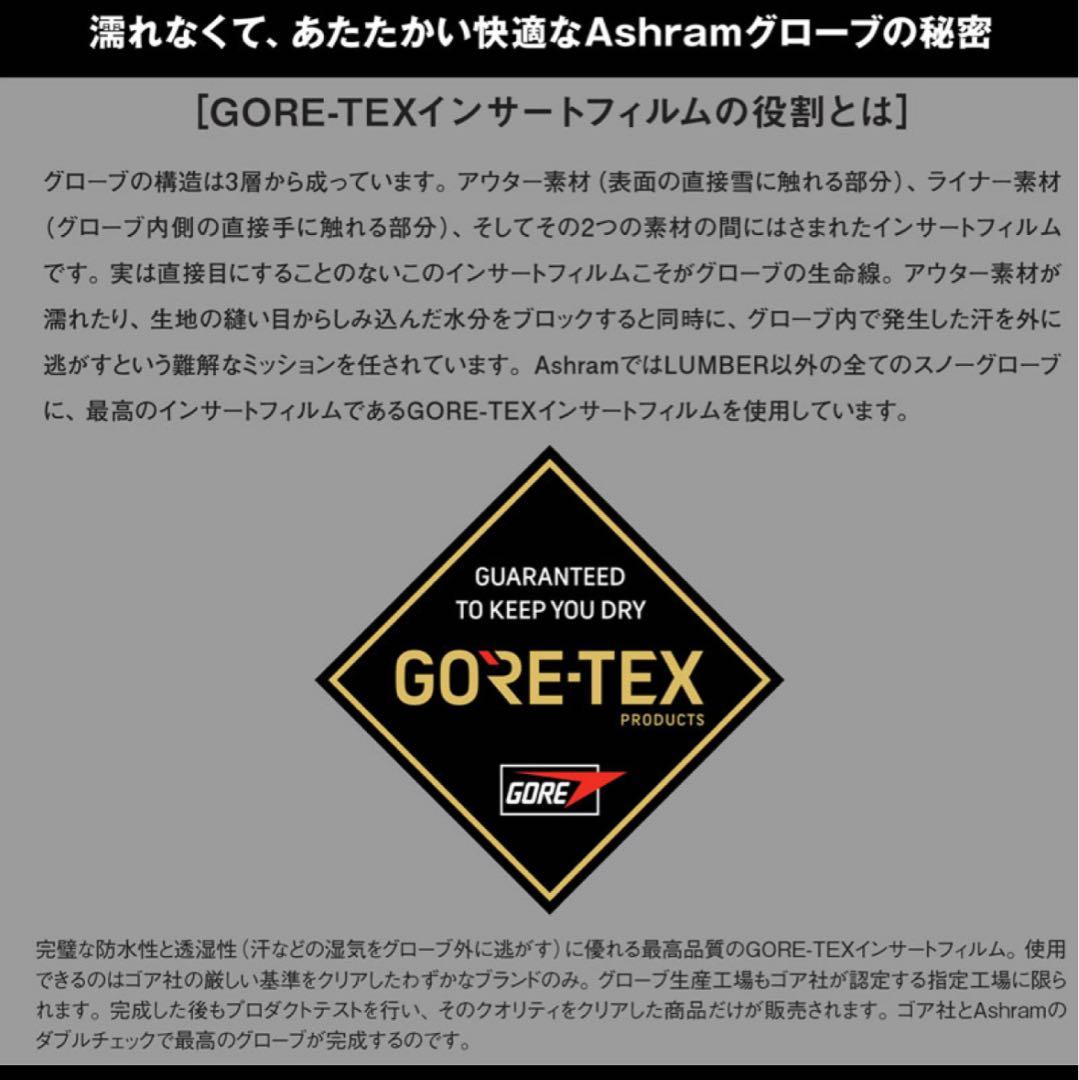 【新品】23/24 ASHRAM DGMA スノーボード グローブ　Mサイズ