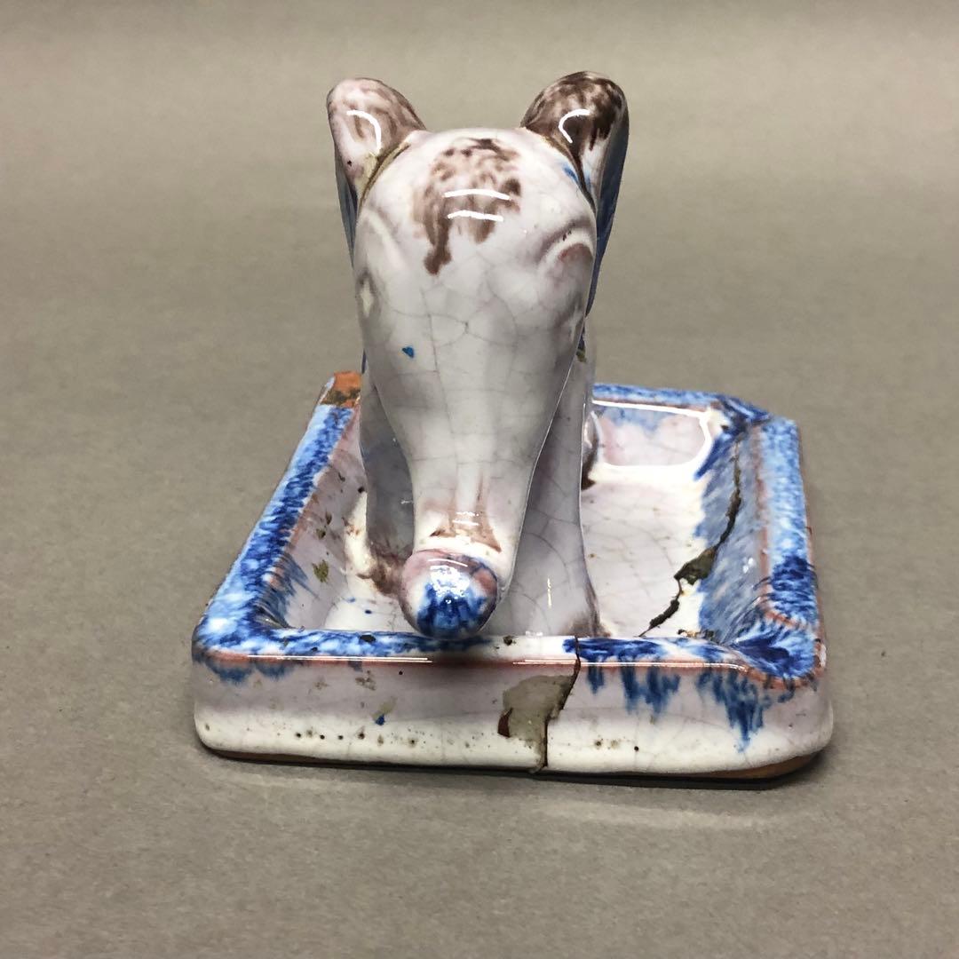 アンティーク　骨董　陶器の象