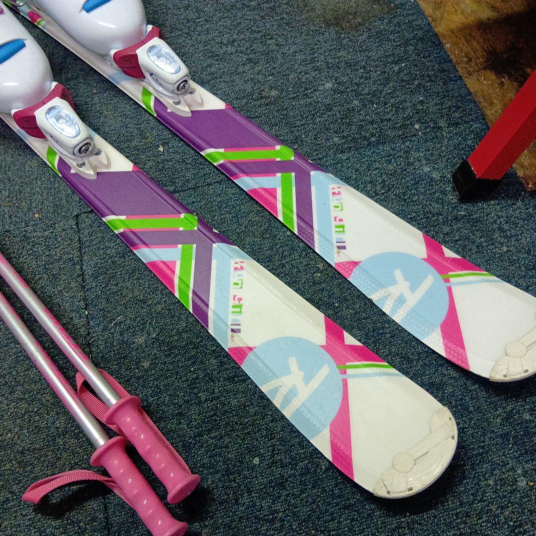 メンテナス済です 130cm/Rossignol スキーセット 靴24cm