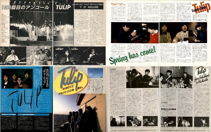 TULIP チューリップ 財津和夫 雑誌 切り抜き 150P ◆ほぼ欠けなし
