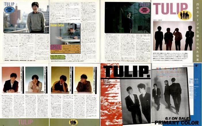 TULIP チューリップ 財津和夫 雑誌 切り抜き 150P ◆ほぼ欠けなし