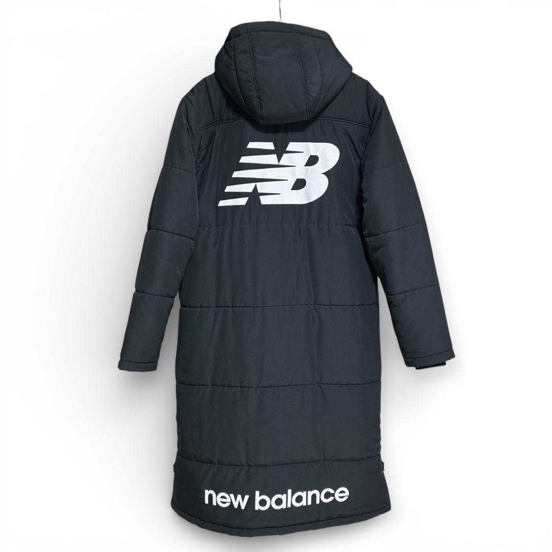New Balance FC GIFU ベンチコート L 黒 パテッドコート