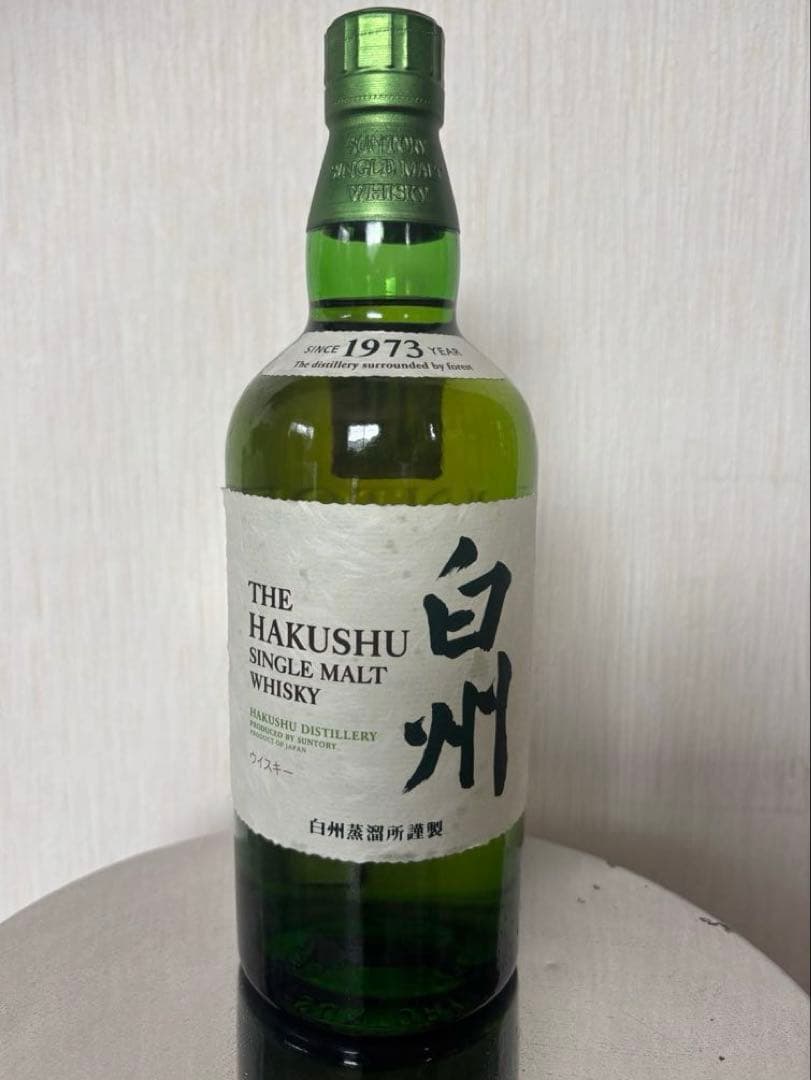 サントリー 白州 シングルモルトウイスキー 700ml 箱付き　旧ラベル