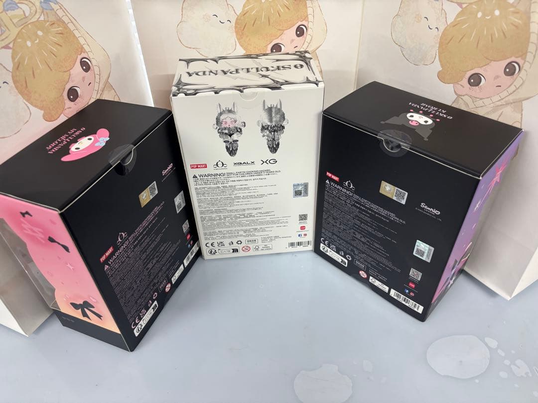 SKULLPANDA スカルパンダ　マイメロ*1 、クロミ*1 、XG*1，3点