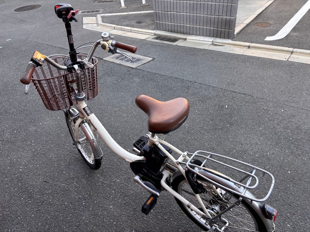 Panasonic 電動アシスト自転車 クリーム色