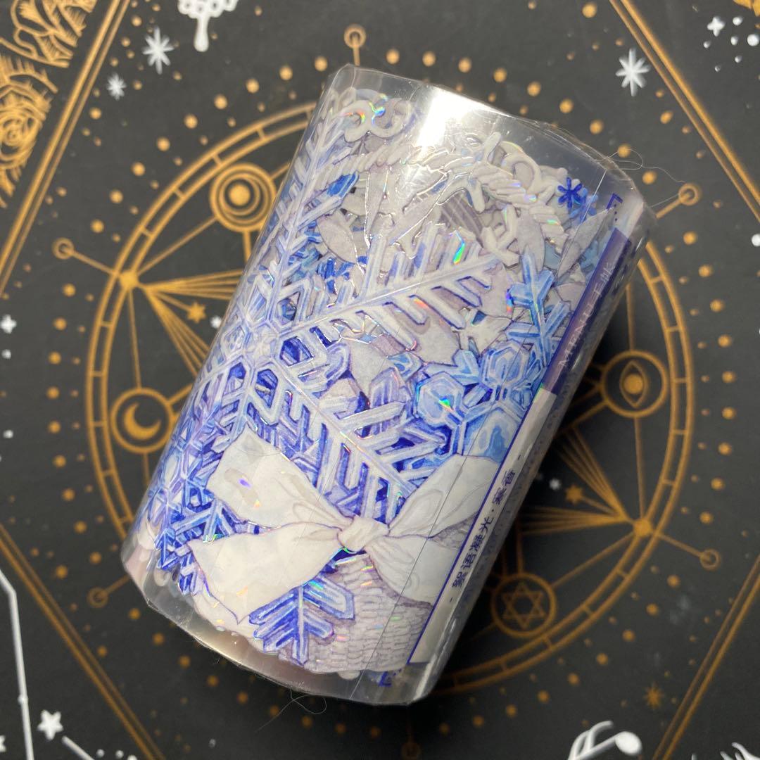 【H1】海外　10m巻　貝殻光マスキングテープ　人物系/装飾系/背景系