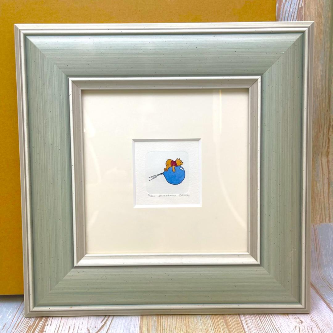 限定500枚★くまのプーさん 風船★エッチング銅版画 リトグラフ