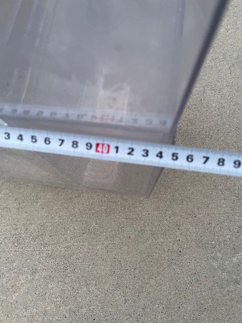 アクリル水槽オーバーフロー用濾過槽４５✖️３０✖️３０