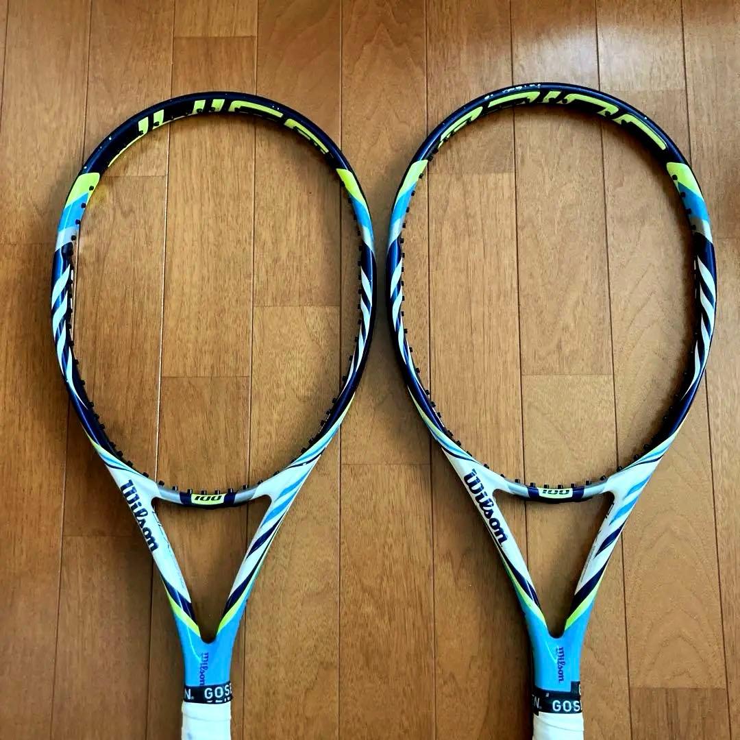 ウィルソン ラケット Wilson JUICE100 G2 2本セット