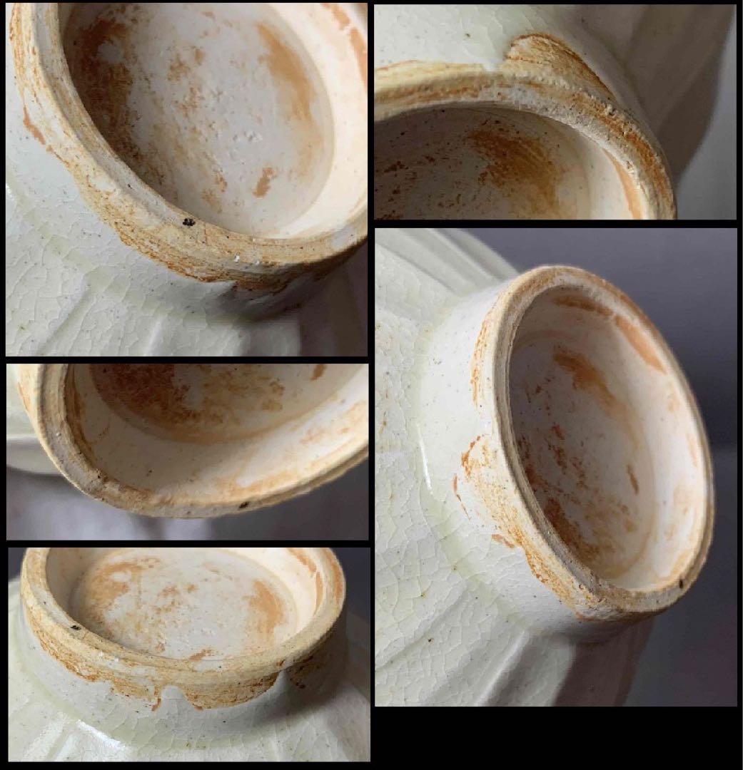 中国 無地蓮弁碗　f2250220