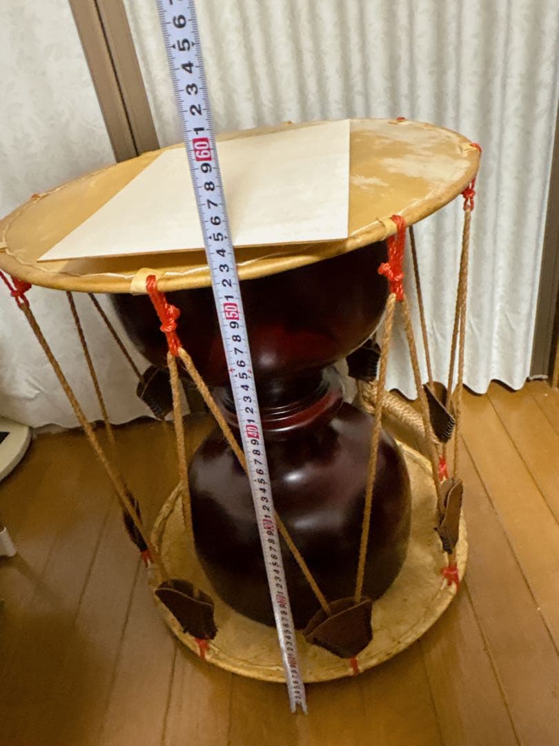 韓国の太鼓　チャング　チャンゴ　キャリーカバー、革保護カバーのおまけ付き