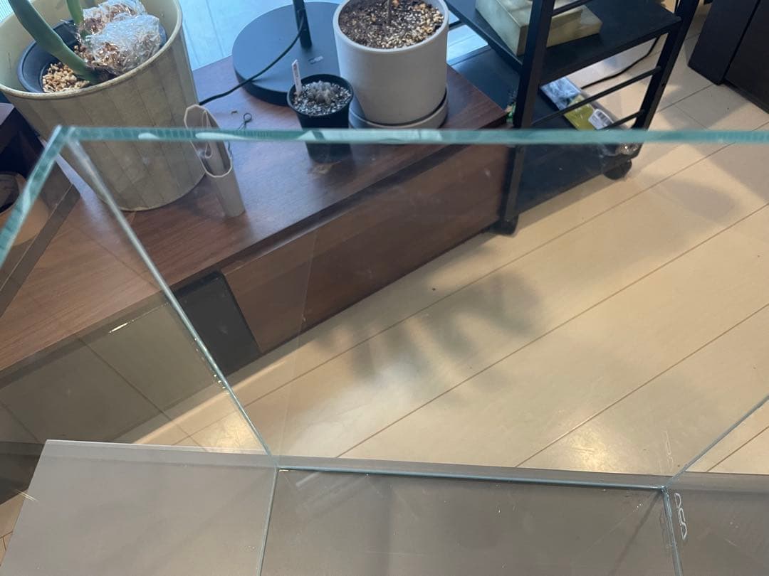 ADA キューブガーデン 45cm 蓋付き　滑り止めシート付き