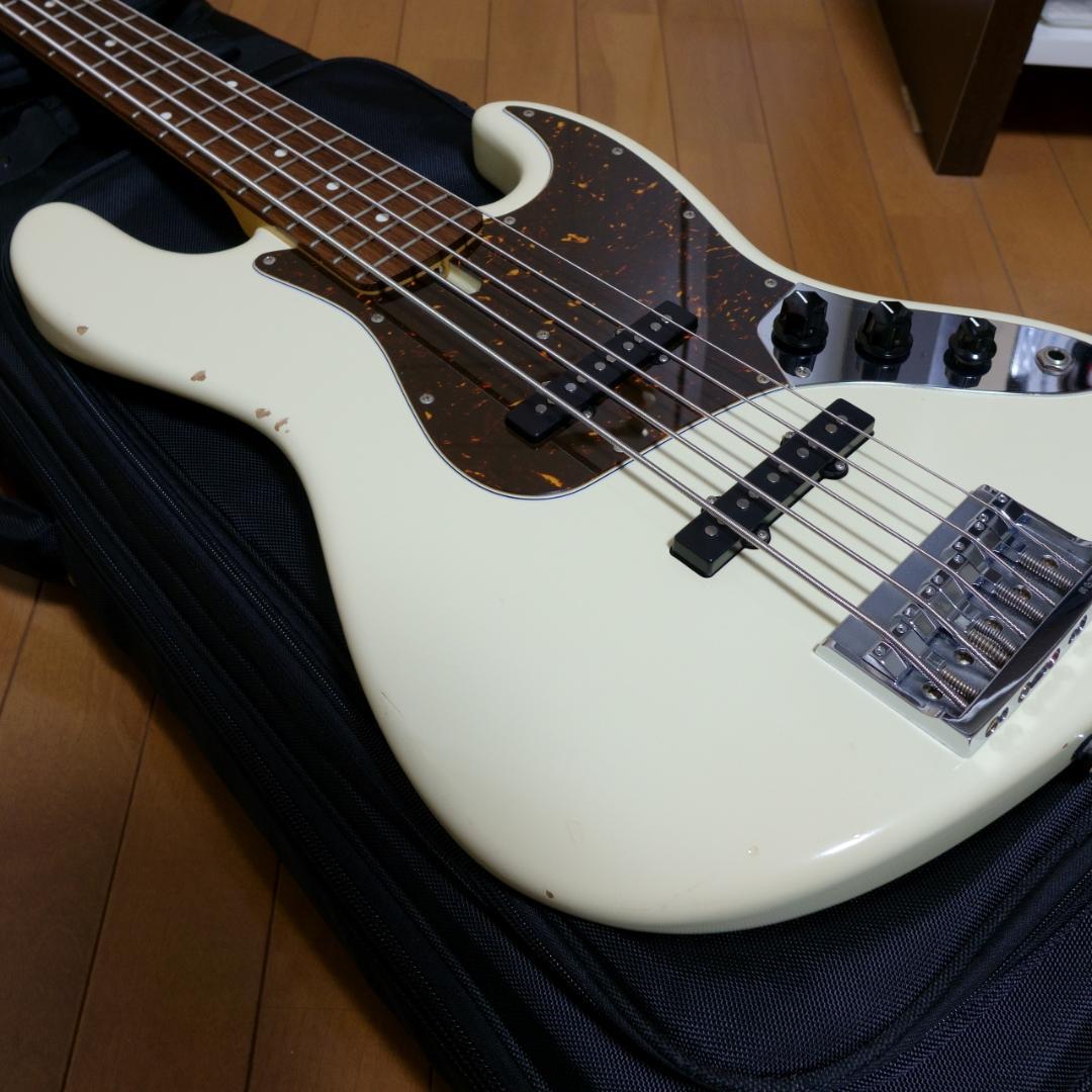 レア仕様！ Momose MJB1-STD/NJ 5st Relic 5弦ベース