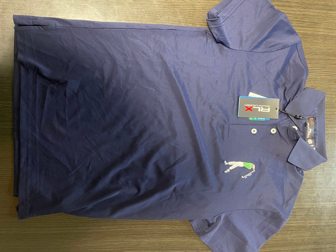 RLX ネイビー ポロシャツ XSサイズ ラルフローレン　ゴルフ