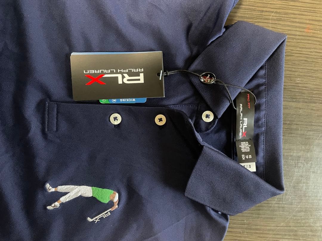 RLX ネイビー ポロシャツ XSサイズ ラルフローレン　ゴルフ