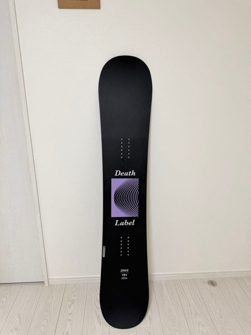 Death Label dws 151スノーボード ブラック