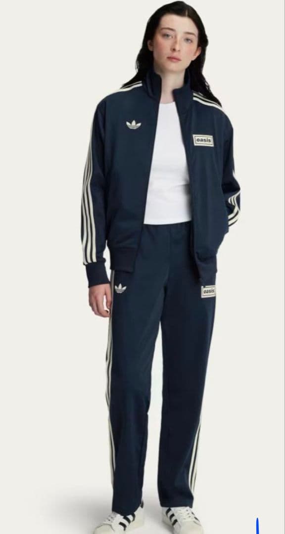 新品adidas oasis Lサイズ　アディダストラックパンツ 黒オアシス