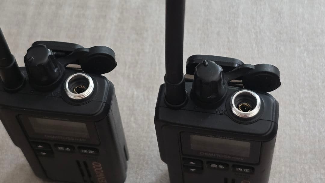 KENWOOD UBZ-M51SE 2台セット 純正インカム2個付き