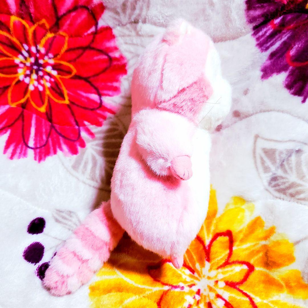 希少 セキグチ あらいぐまラスカル ぬいぐるみ ラスカル 桜色 ピンク レトロ