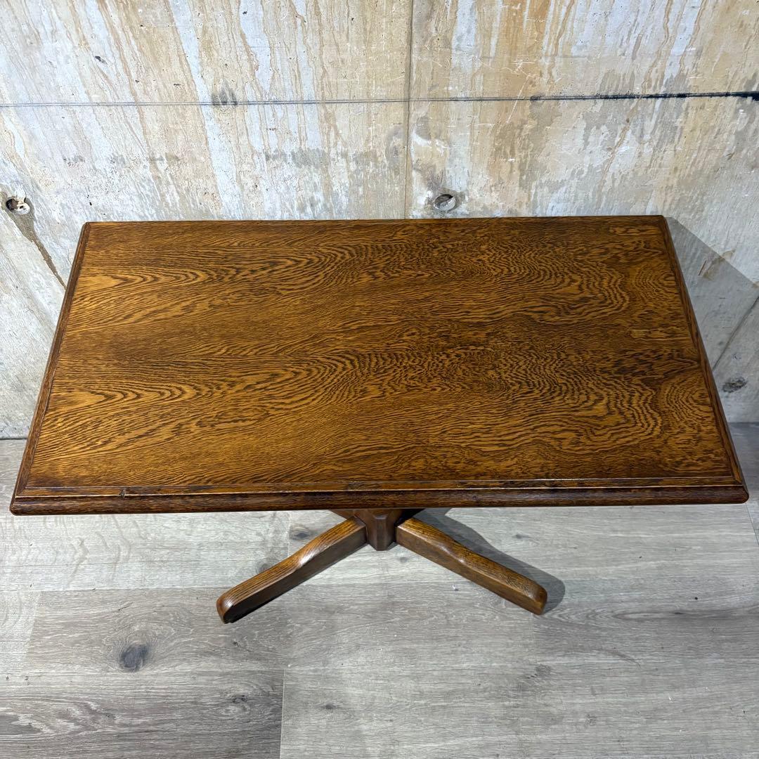 カフェテーブル　センターテーブル　オーク材　②