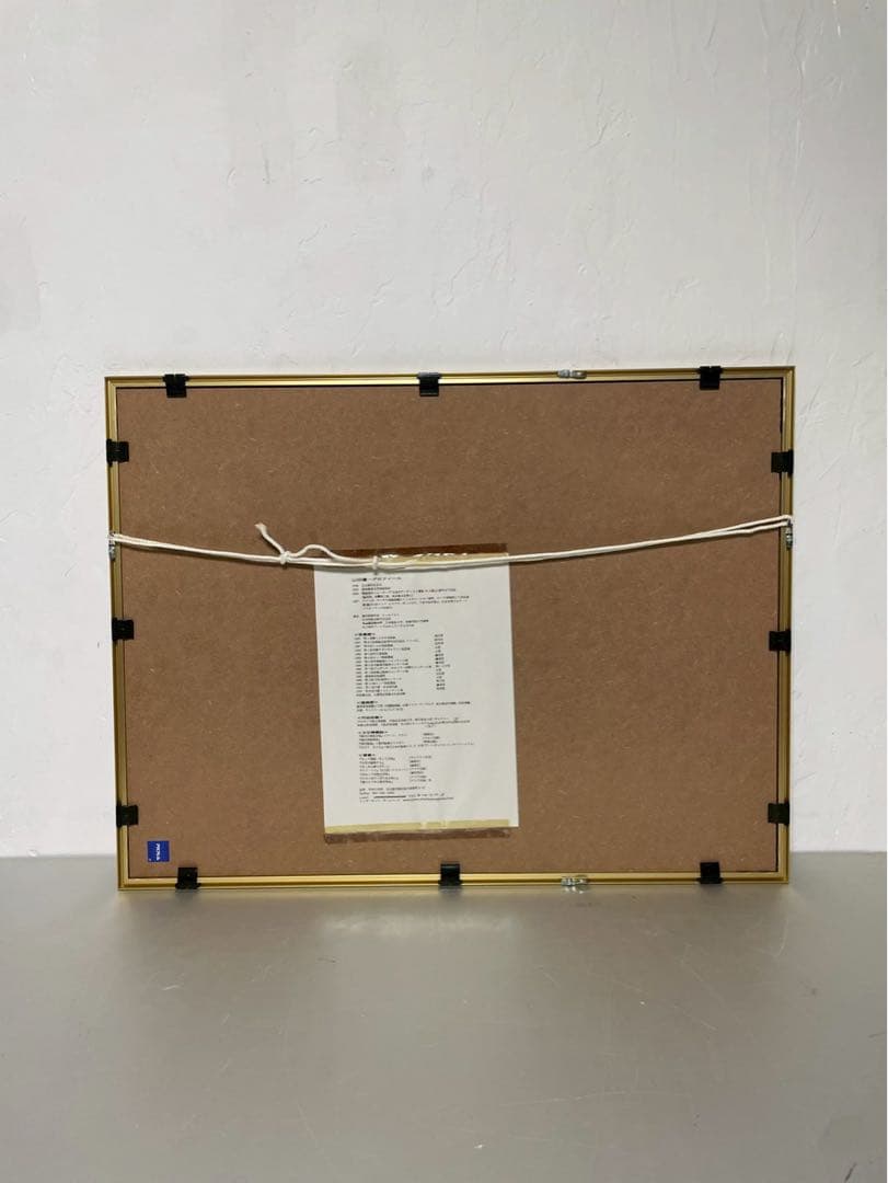 現代美術家 山田彊一 シルクスクリーン 版画 額装 サイン有 真作保証 希少