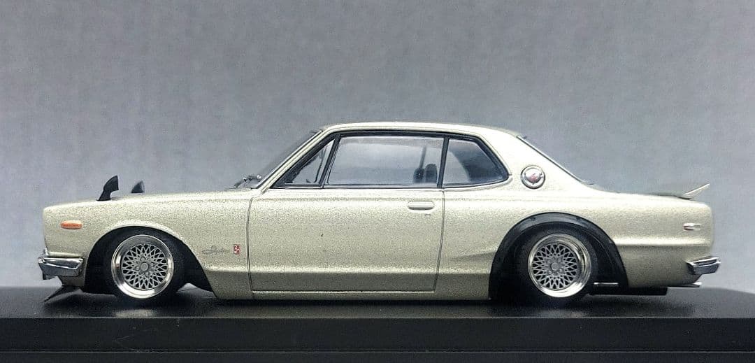 1/43　スカイライン改　ハコスカ2Dr　SSRメッシュ　アルミ製　深リム