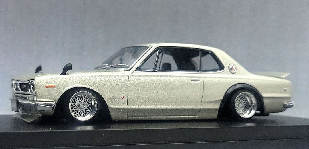 1/43　スカイライン改　ハコスカ2Dr　SSRメッシュ　アルミ製　深リム
