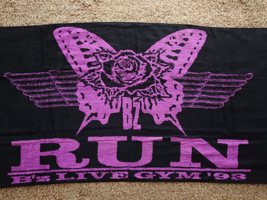 b'z run ツアータオル 稲葉浩志 松本孝弘 ツアーグッズ