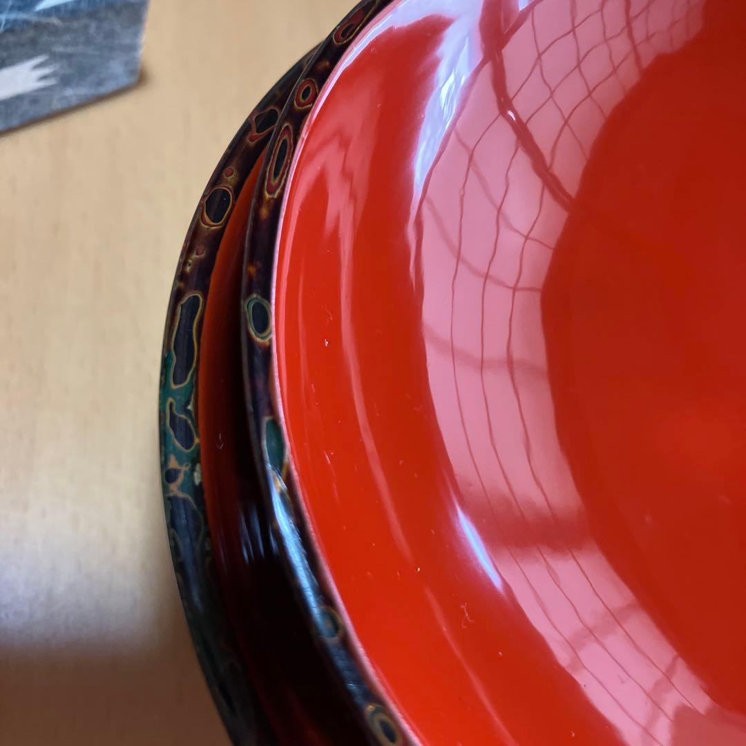 津軽塗　天然木　蓋付き椀　16個