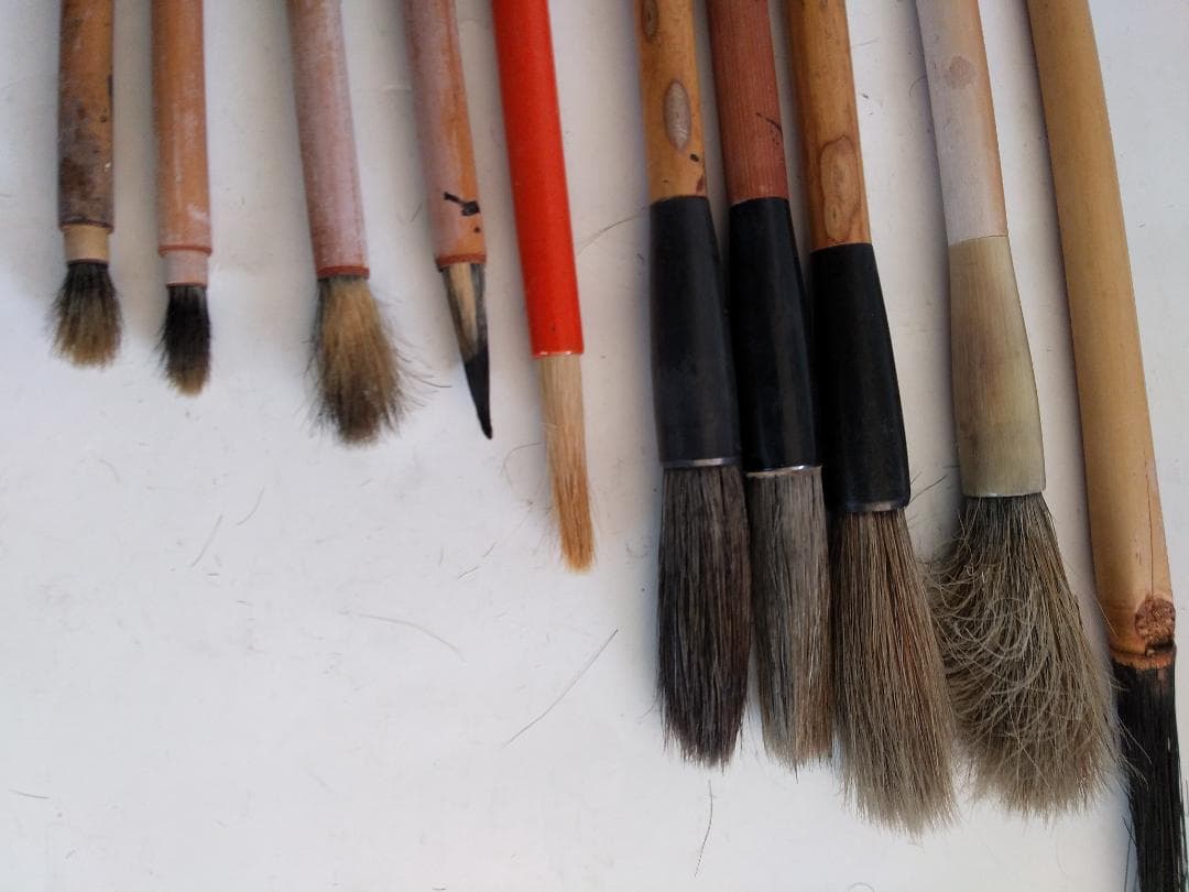 高級書道筆 10本 筆 書道用具 書 書道 セットです③