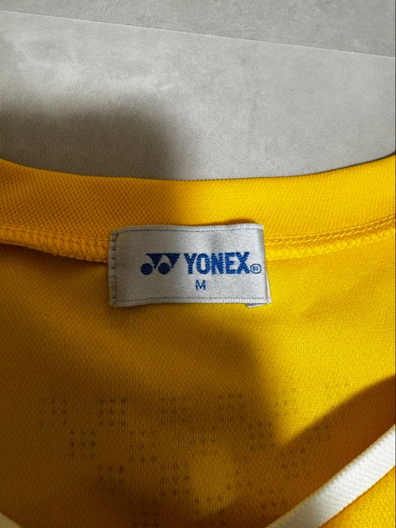 Yonex バドミントンウェア Mサイズ イエロー